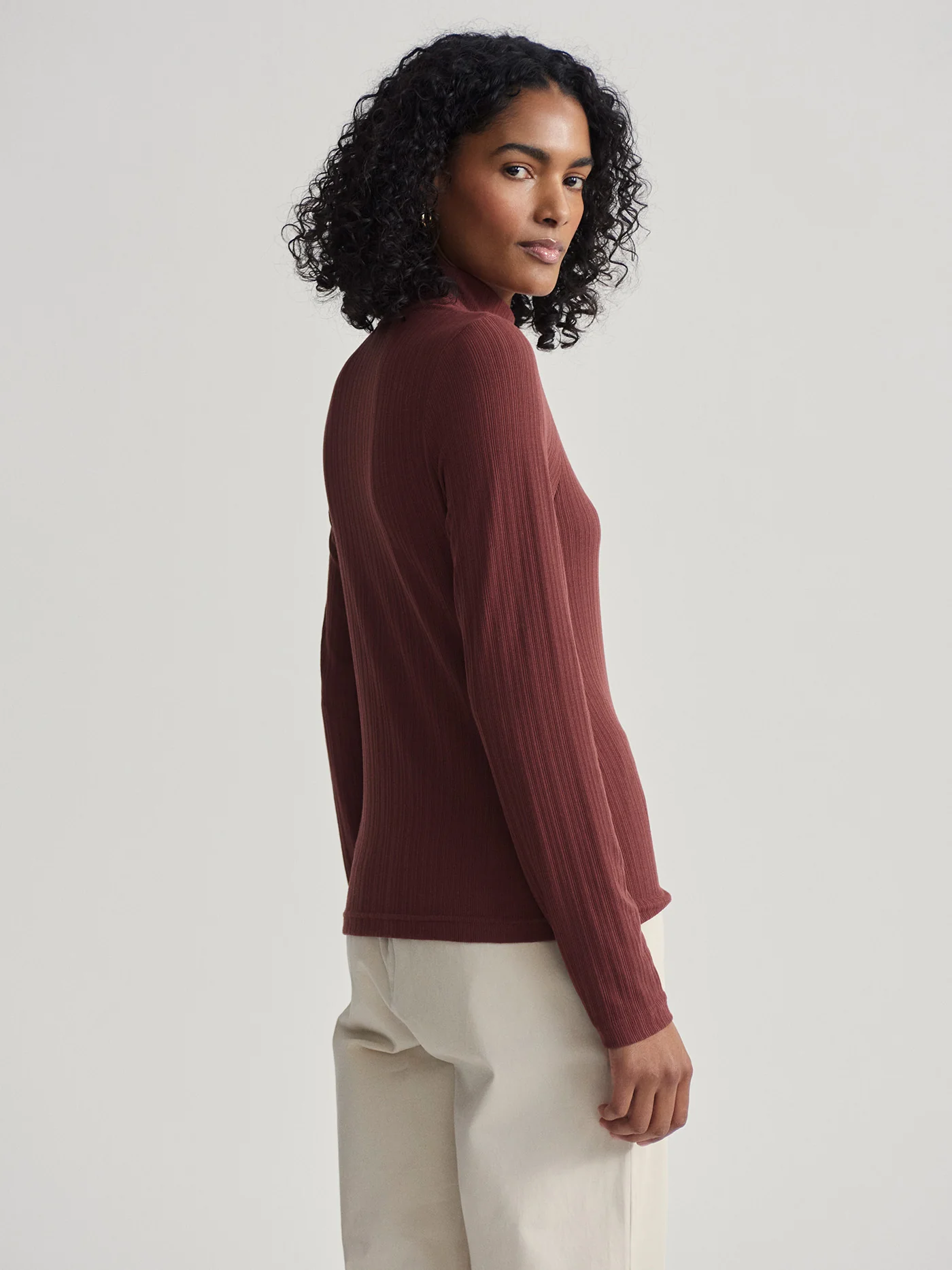 Astrid Fitted Long Sleeve Tee - Image 3