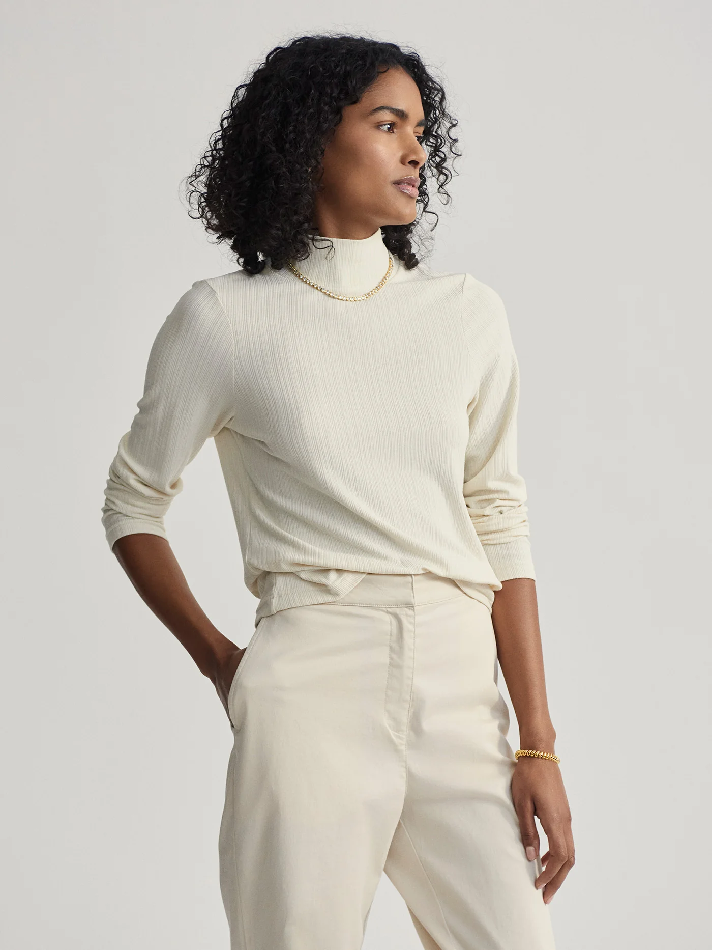 Astrid Fitted Long Sleeve Tee - Image 7