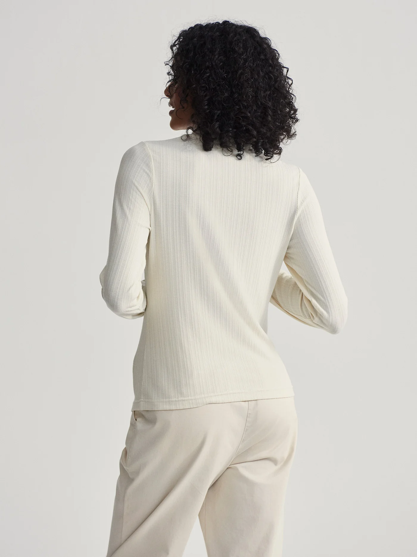 Astrid Fitted Long Sleeve Tee - Image 8