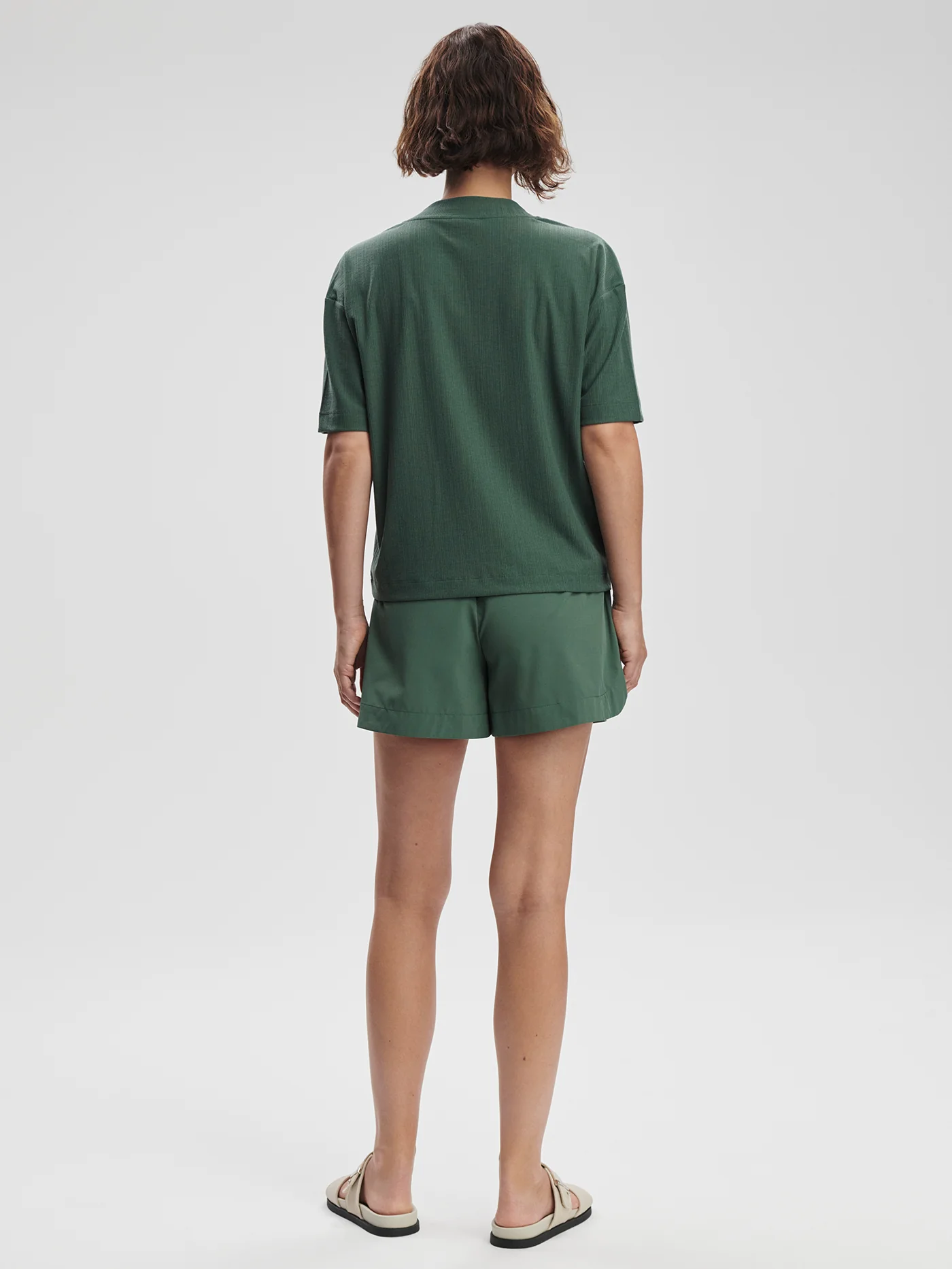 Kasey Mock Placket Rib Tee - Image 18