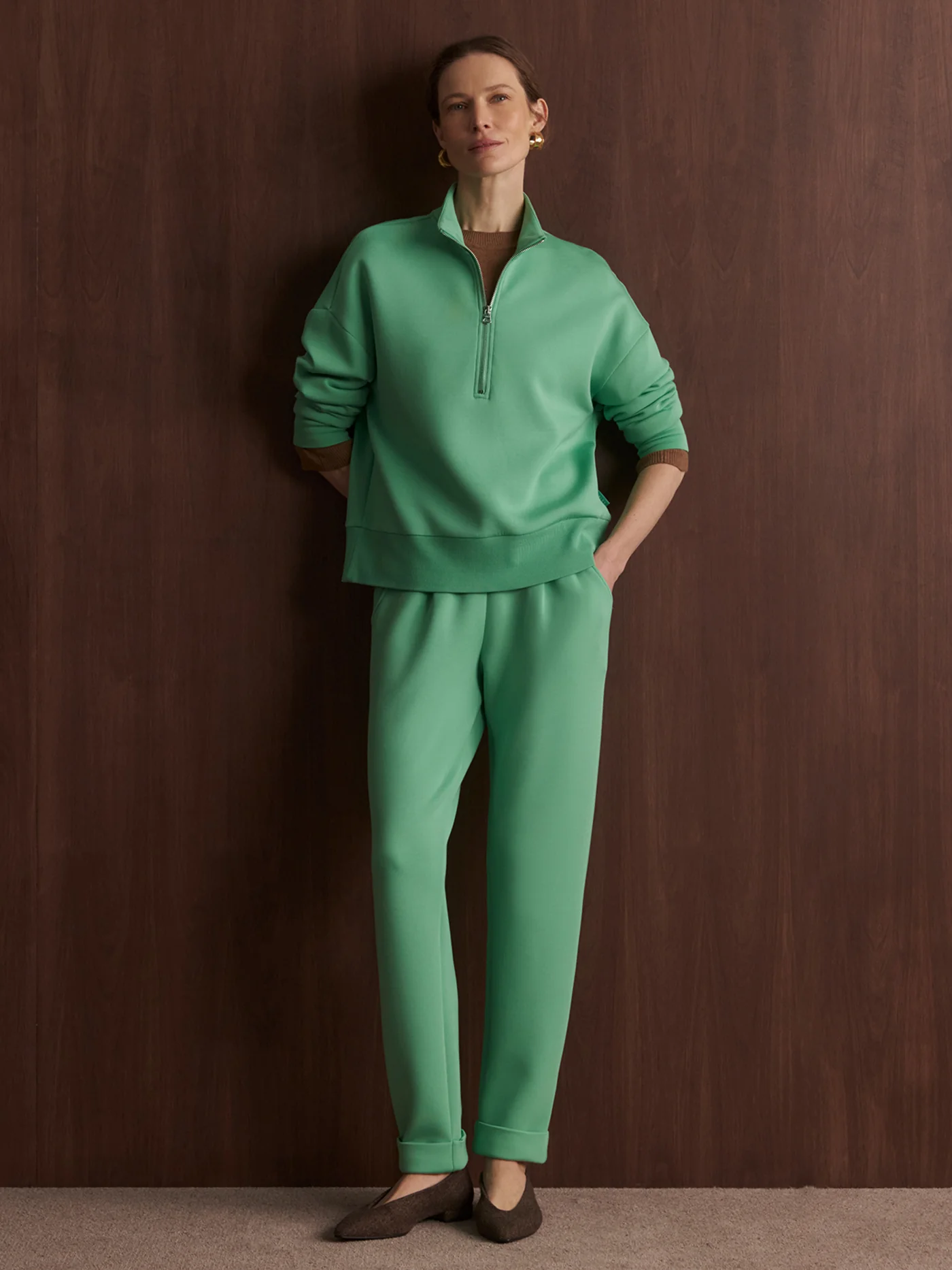 Mavis Mock Neck Sweat - Image 8