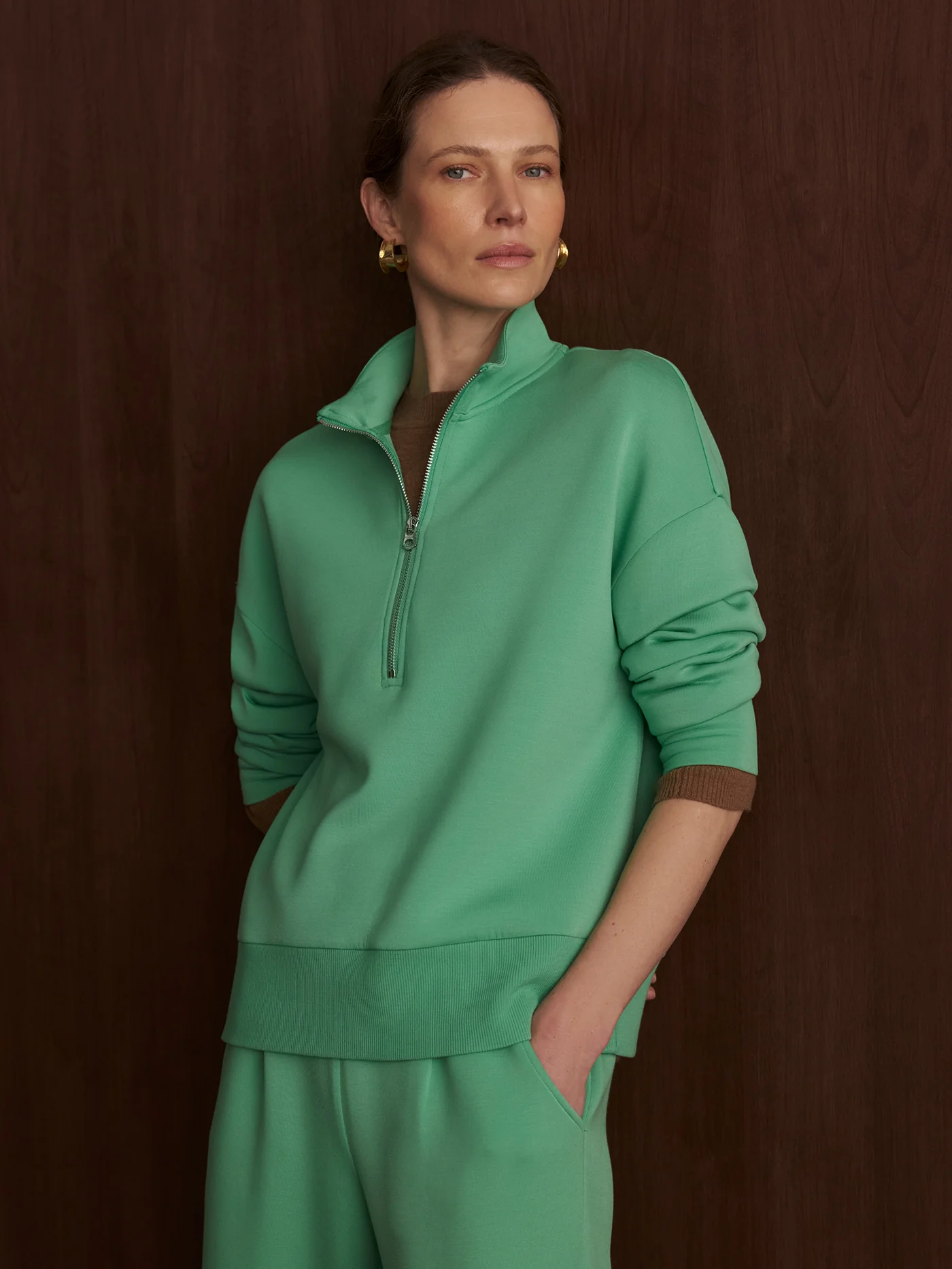 Mavis Mock Neck Sweat - Image 9