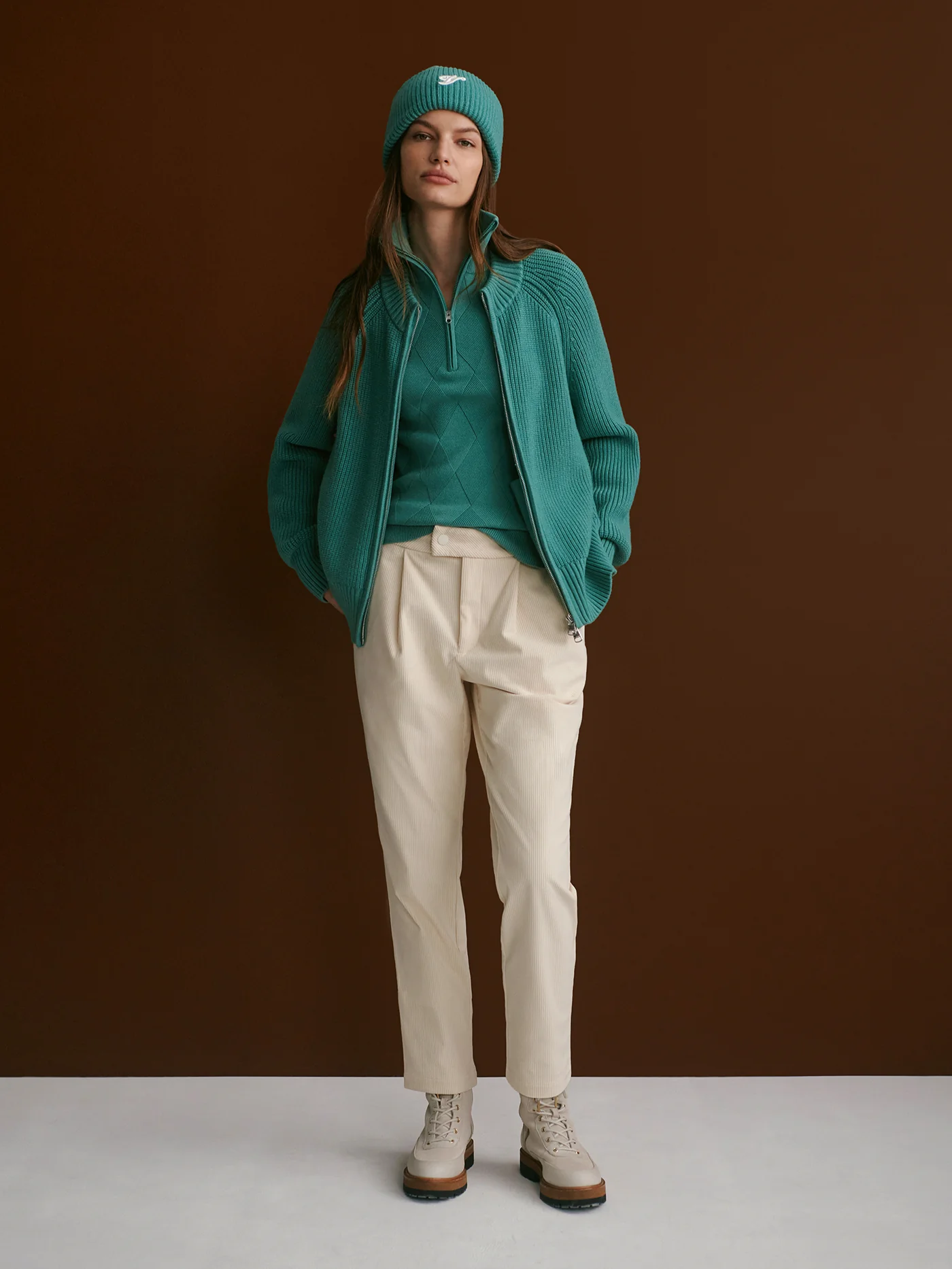 Milo Zip Through Knit Jacket - Image 15