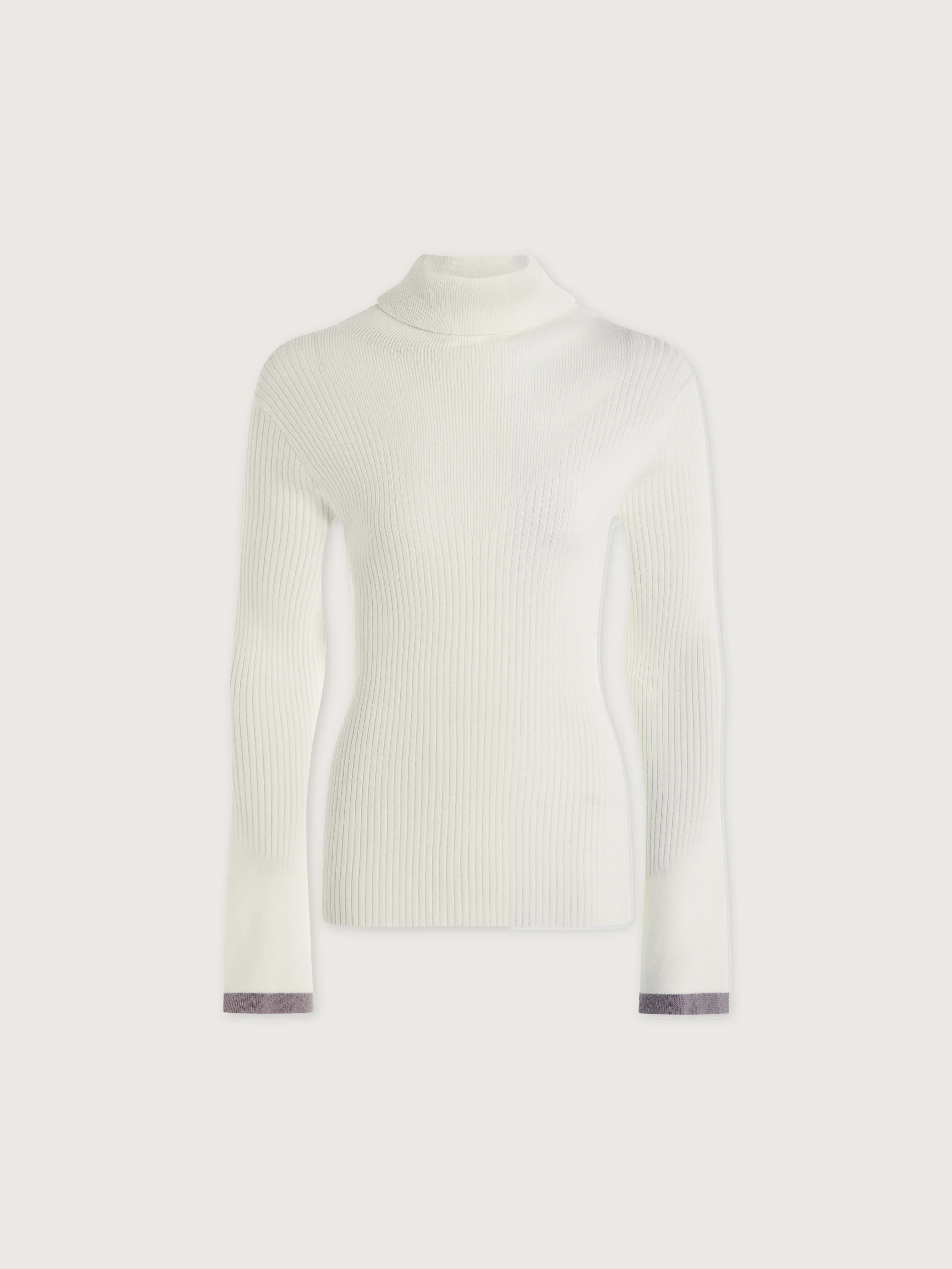 Ravena Rib Knit High Neck Top - Image 12